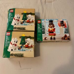 LEGO Festive Polar Bear and Nutcracker Sets